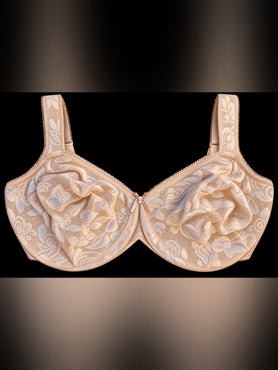 Wacoal Other - Wacoal Awareness Beige Floral Lace Underwire Bra - Women's Intimates 40D